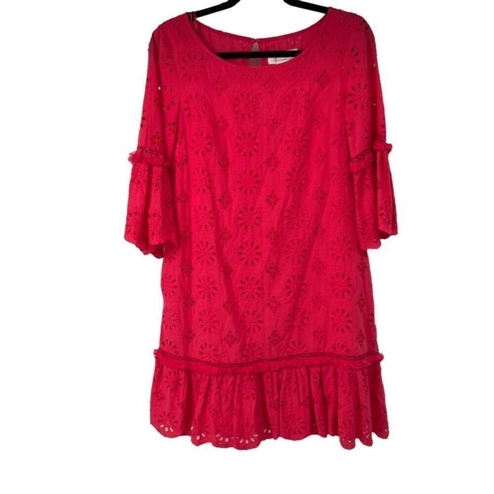 Anthropologie Pink Dani‎ Lace Tunic Dress
